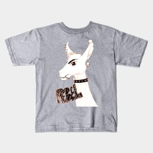 Rebel Llama Kids T-Shirt